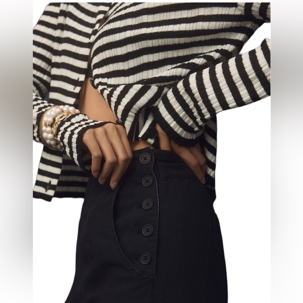 NWT Anthropologie Pilcro Boot Tuck Parachute Pants Size 25 - Picture 4 of 12